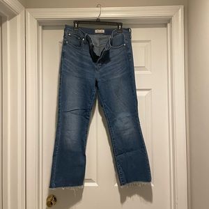 Madewell Cali Demi Boot Crop Jean